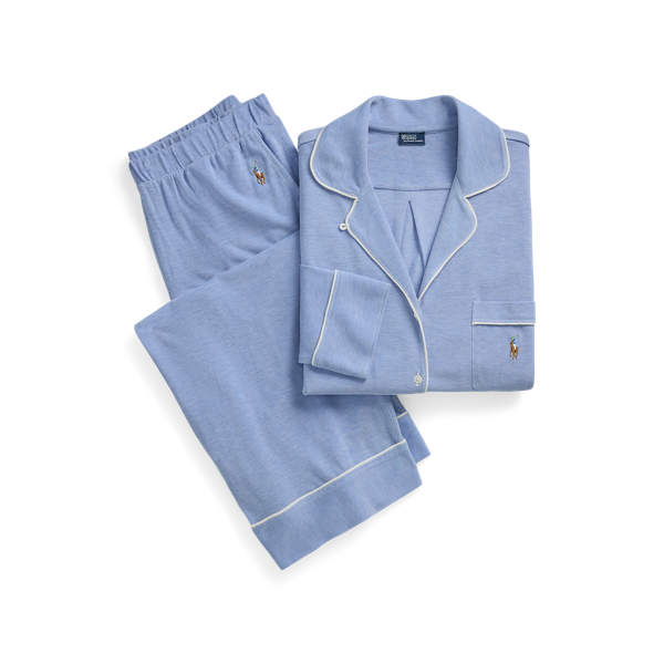 Polo Bear Cotton Long Sleeve Pajama Set ポロ ベア パジャマ Polo Bear Cotton Long-Sleeve Pajama Set