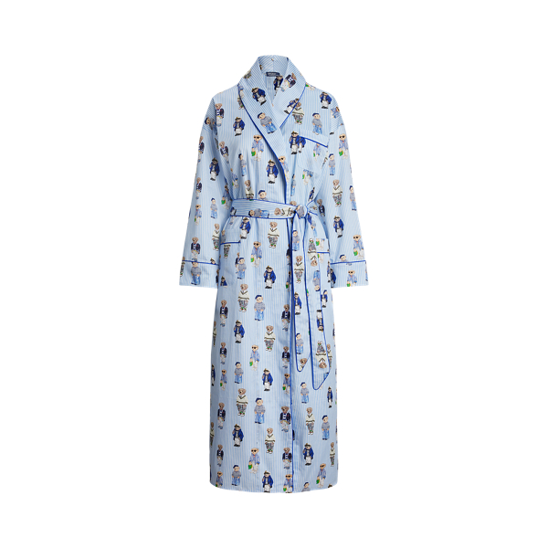 Polo Bear Cotton Long Sleeve Pajama Set ポロ ベア パジャマ Polo Bear Cotton Long-Sleeve Pajama Set