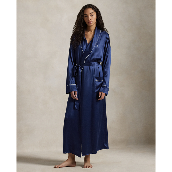 Silk-Blend Bathrobe