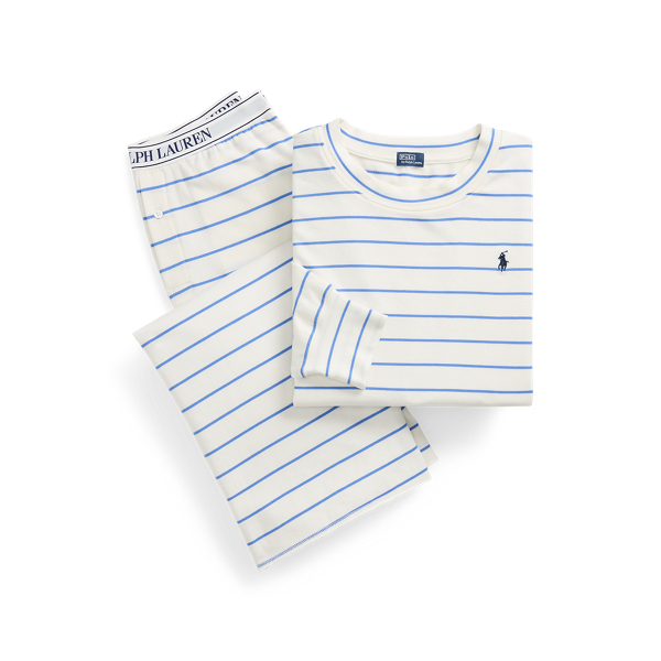 Striped Long-Sleeve Pajama Set Polo Ralph Lauren en 1