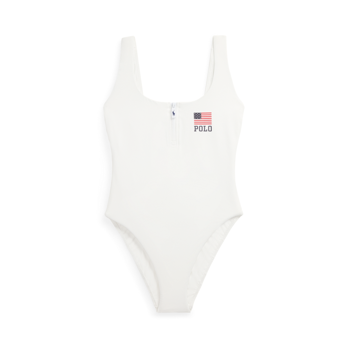 【POLO RALPH LAUREN】フラッグ ロゴ ワンピース スイムスーツ Flag-Logo One-Piece Swimsuit