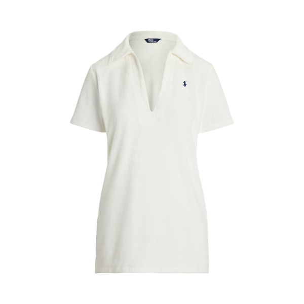 Terry Polo Shirt & Short Cover-Up Set