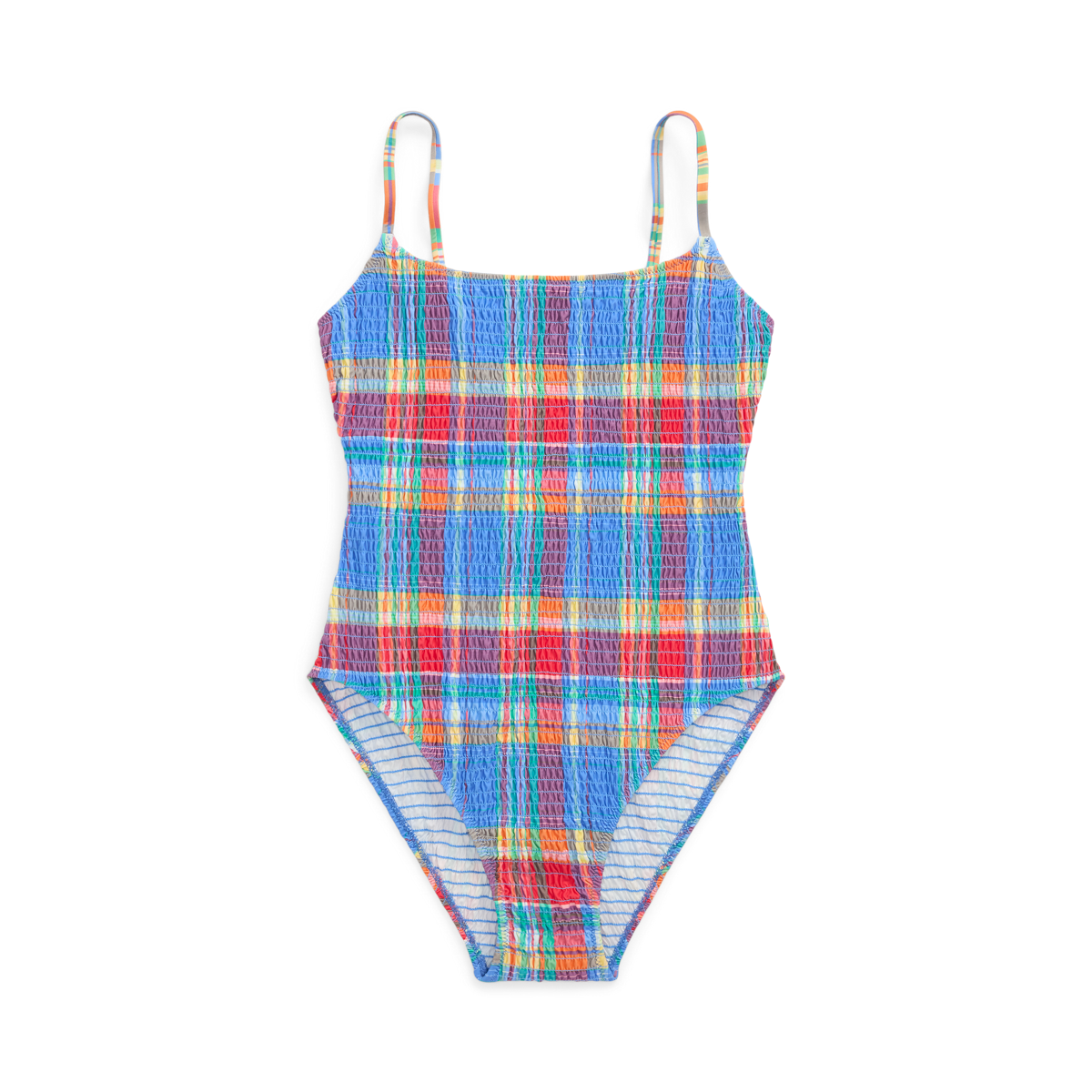 Ralph Lauren★Plaid Scoopback One-Piece Swimsuit Plaid Scoopback One-Piece Swimsuit