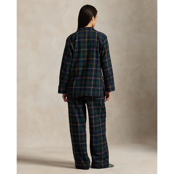 Polo Tartan Plaid Flannel Long-Sleeve Pajama Set Polo Ralph Lauren 4