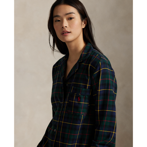 Polo Tartan Plaid Flannel Long-Sleeve Pajama Set Polo Ralph Lauren 5