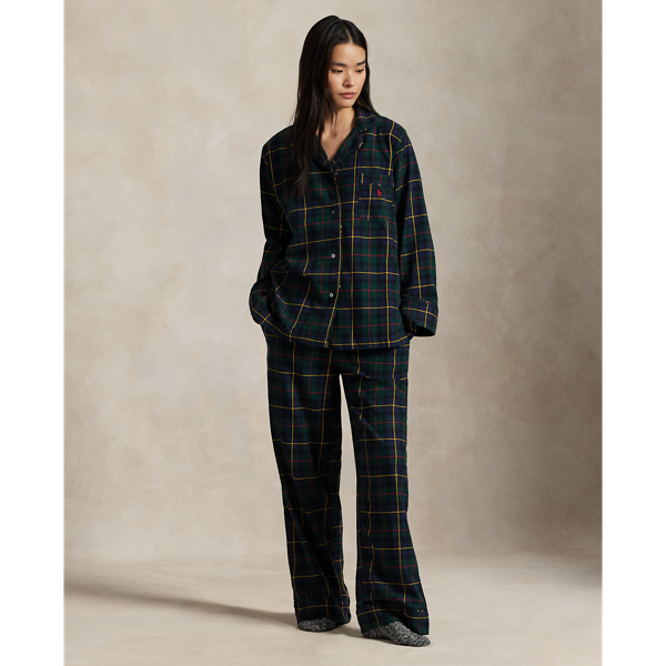 Polo Tartan Plaid Flannel Long-Sleeve Pajama Set Polo Ralph Lauren 6
