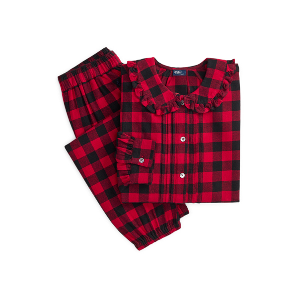 Buffalo check flannel pyjama set Polo Ralph Lauren 1