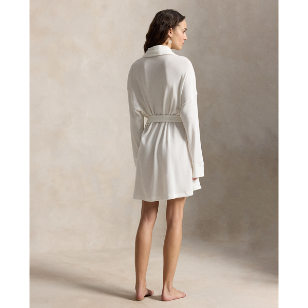 Waffle-Knit Robe