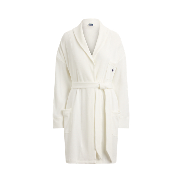 Waffle-Knit Robe