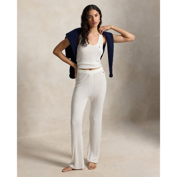 Baby Cable-Knit Tank & Trouser Sleep Set