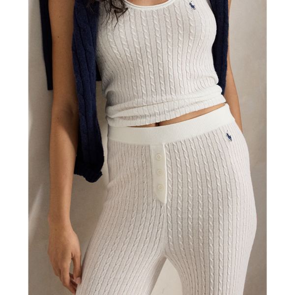 Baby Cable-Knit Tank & Trouser Sleep Set