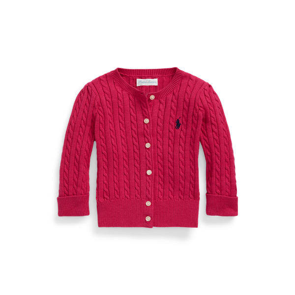 Cardigan en coton &agrave; mini-torsades Baby Girl en 1