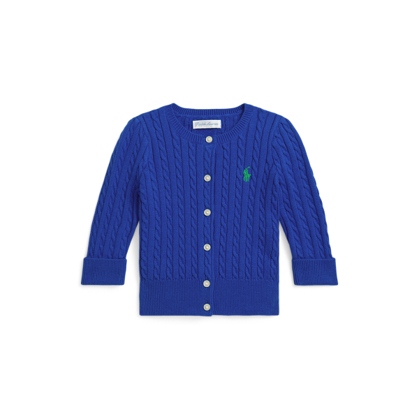 Mini-Cable Cotton Cardigan