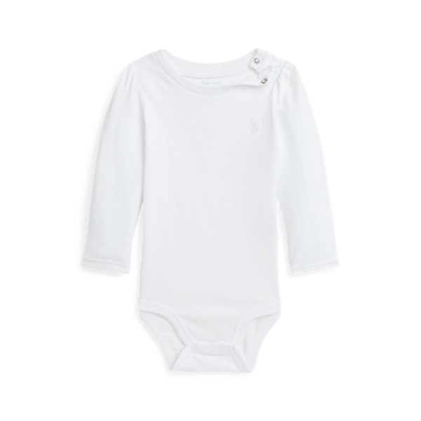 Body in cotone con maniche a sbuffo Baby Girl in 1