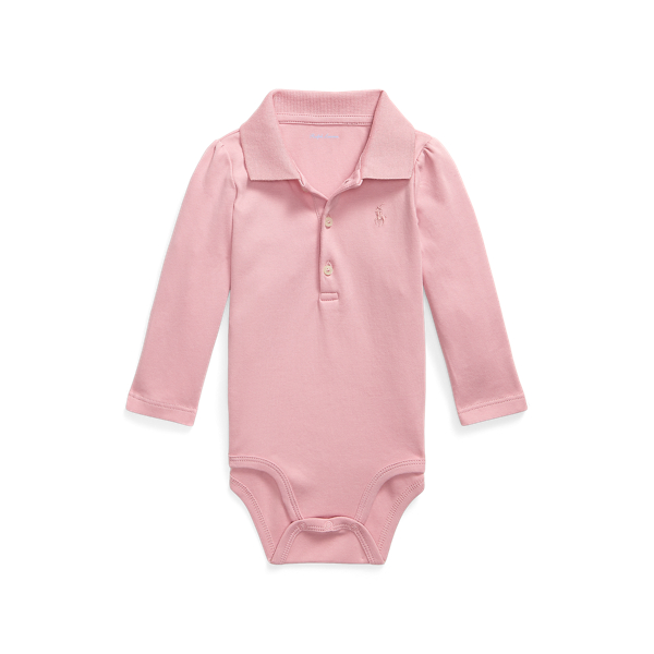 Cotton Interlock Polo Bodysuit