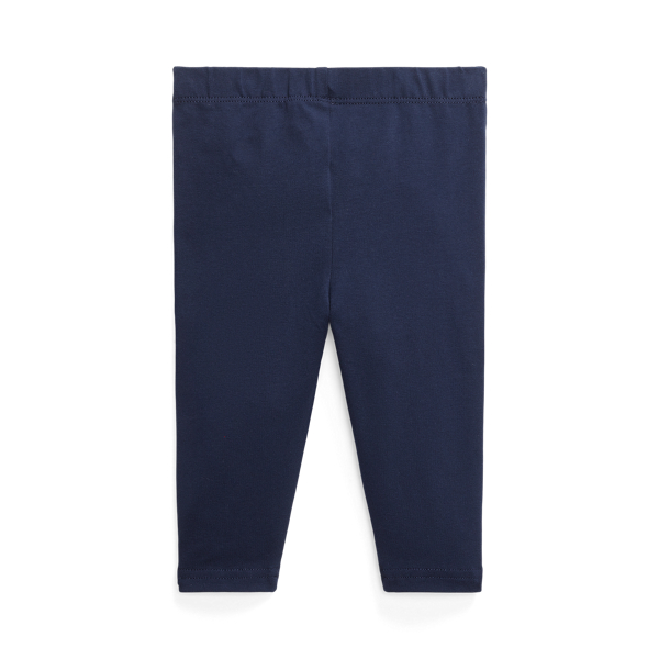 Stretch Jersey Legging Baby Girl w Newport Navy 2