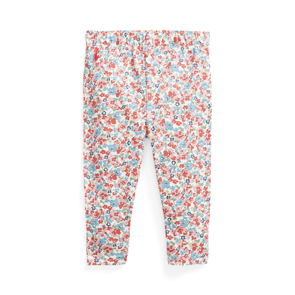 Gebloemde stretchjersey legging