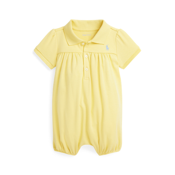Soft Cotton Polo Bubble Shortall