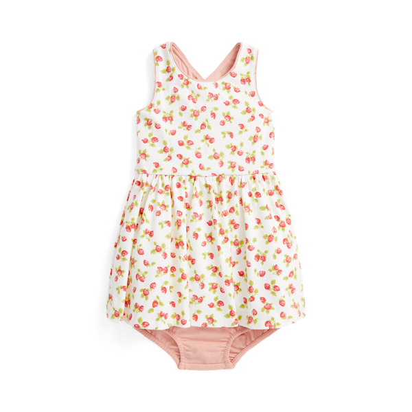 Strawberry Jersey Dress &amp; Bloomer