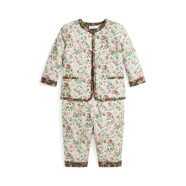 Floral Reversible Jacket & Pant Set