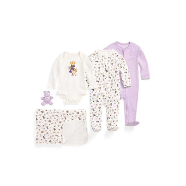 Polo Bear Cotton 5-Piece Gift Set