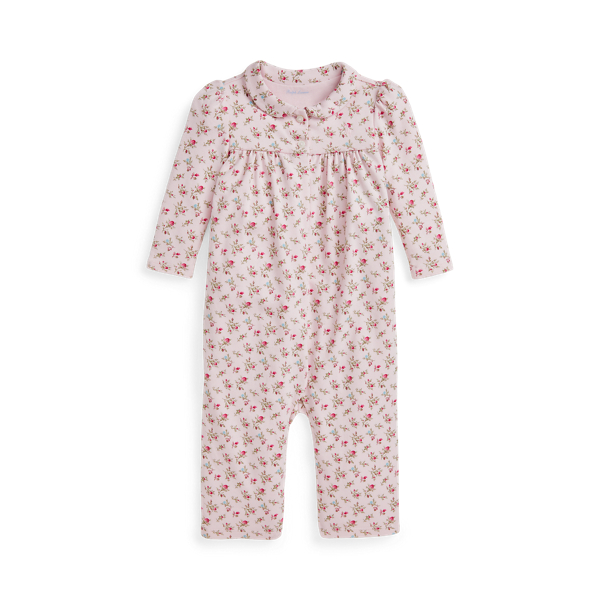 Floral Cotton Interlock Coverall