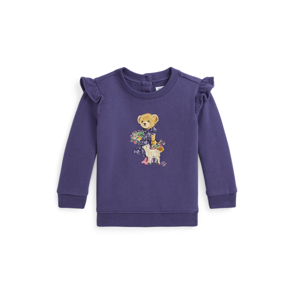 Polo Bear Ruffled Fleece Sweatshirt