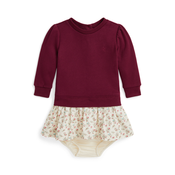 Baby girl red ralph lauren dress online