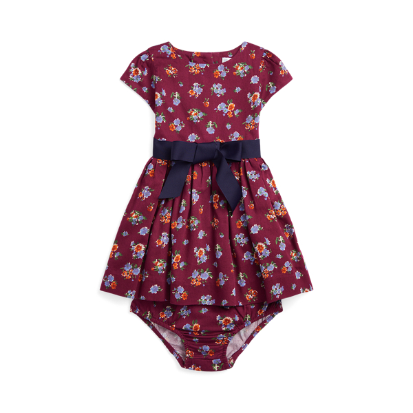 Floral Cotton Sateen Dress &amp; Bloomer