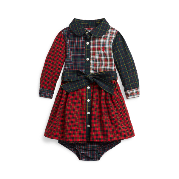 Plaid Cotton Fun Shirtdress &amp; Bloomer