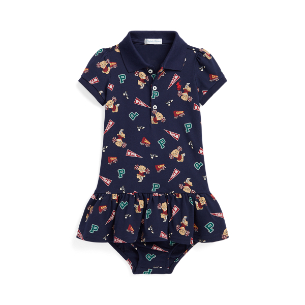 Robe polo Polo Bear en piqu&eacute; et bloomer