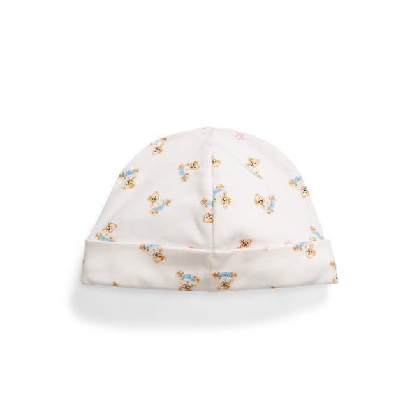 Baumwollinterlock-Mütze mit Polo Bear