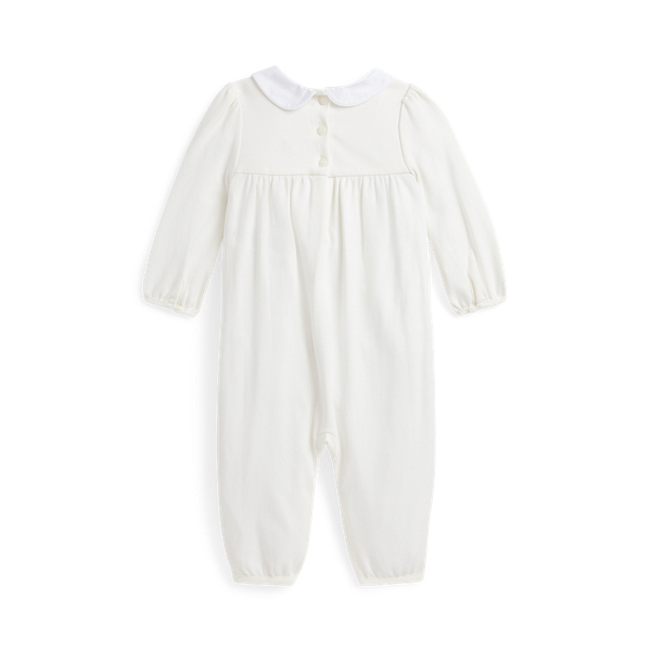 Nevis Organic Cotton Interlock Coverall Baby Girl 2