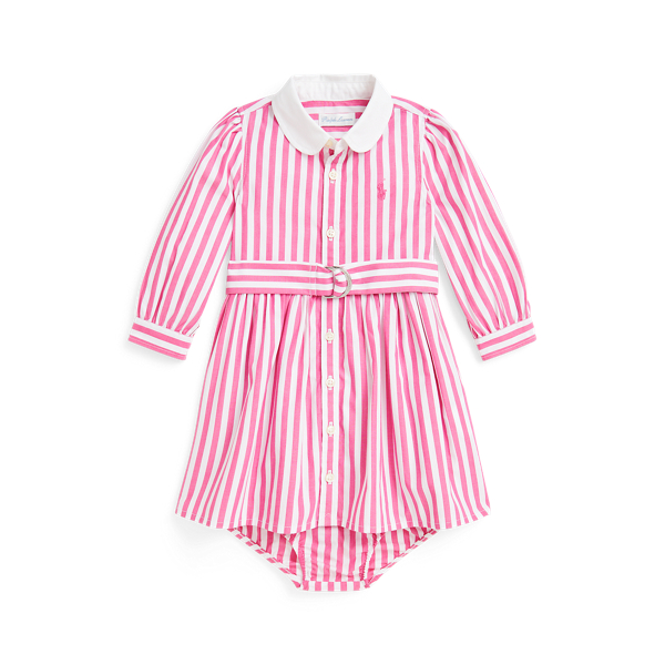 Striped Poplin Shirtdress & Bloomer