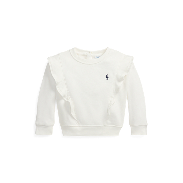 Ruffled French Terry Sweatshirt