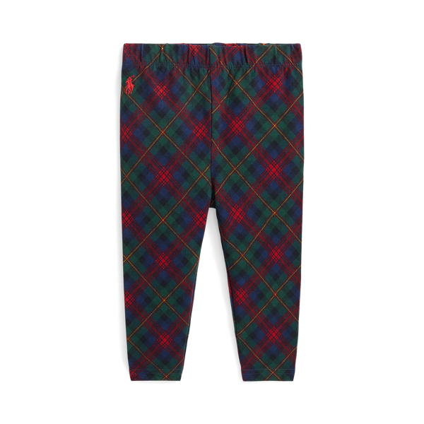 Plaid Stretch Jersey Legging
