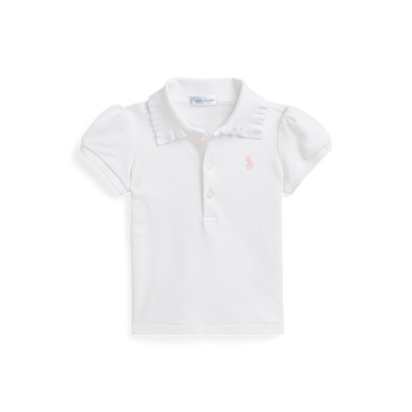 Puff-Sleeve Polo Shirt