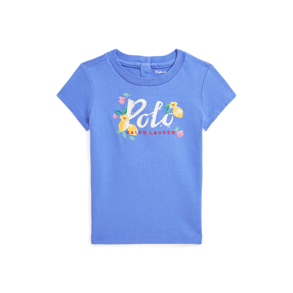 フローラルロゴ コットン ジャージー Tシャツ | ラルフ ローレン
