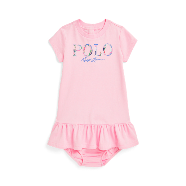 Logo Cotton Jersey Dress &amp; Bloomer