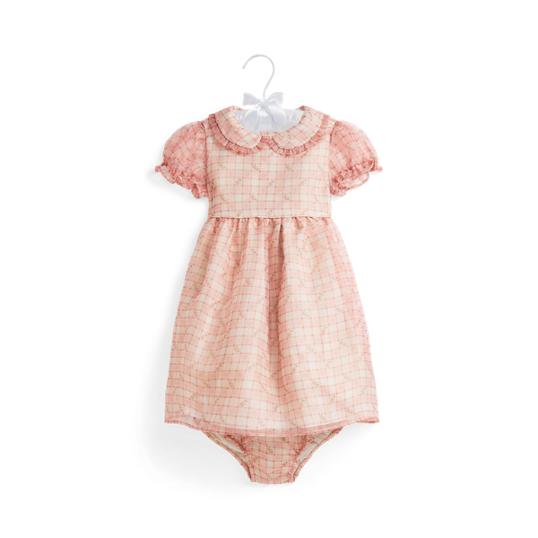 Gemustertes Organza-Kleid mit H&ouml;schen Baby Girl in 1