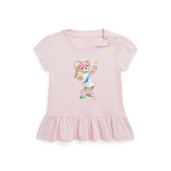 T-shirt &agrave; basque Polo Bear en jersey