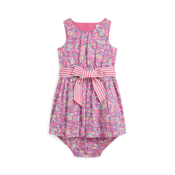 Robe et bloomer en popeline de coton