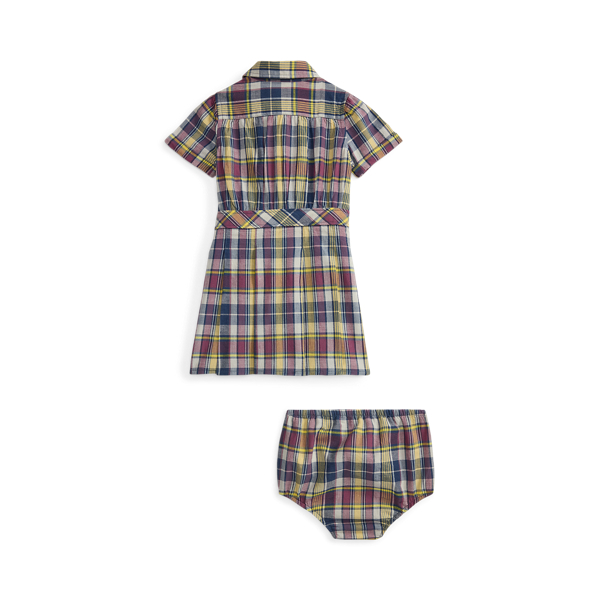 Plaid Cotton Shirtdress