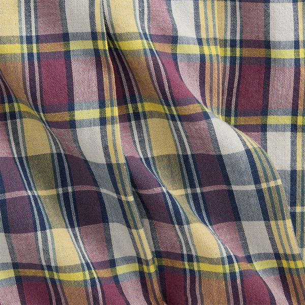 Plaid Cotton Shirtdress