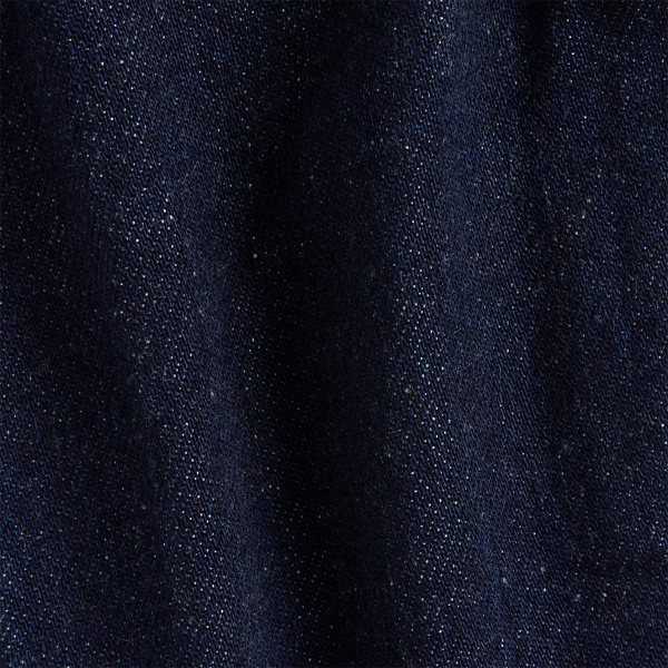 Flared Indigo Stretch Denim Jean