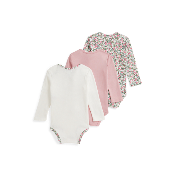Cotton Interlock Bodysuit 3-Pack