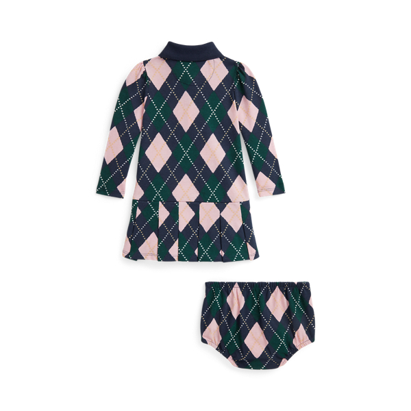 Argyle Mesh Polo Dress & Bloomer