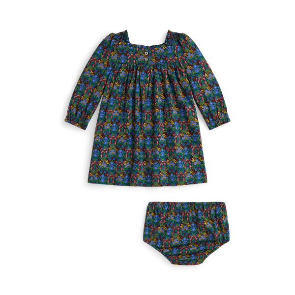 Floral Cotton Jersey Dress & Bloomer