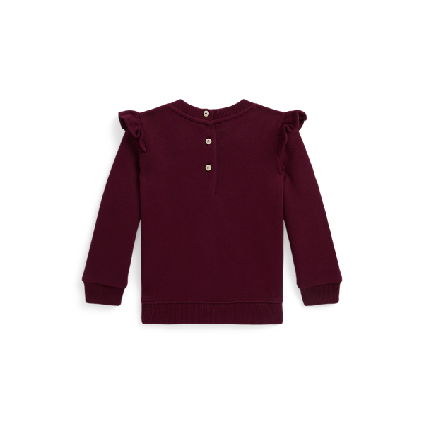 ラルフローレン　Polo ベア フリース スウェットシャツ　赤　2才-90 Polo ベア フリース スウェットシャツ