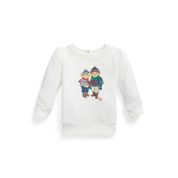 Fleece-Sweatshirt mit Polo Bear